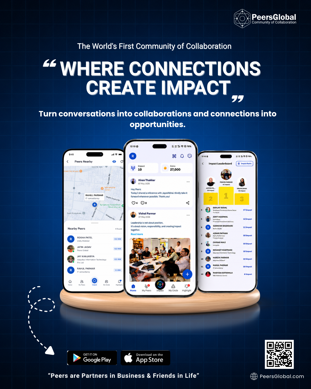Where Connections Create Impact — Peers Global Unity App